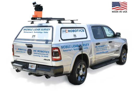Mobile LiDAR system for road survey and mapping